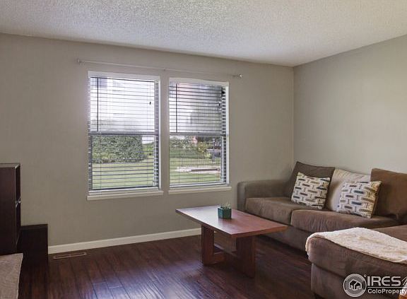 Living room with beautiful flooring