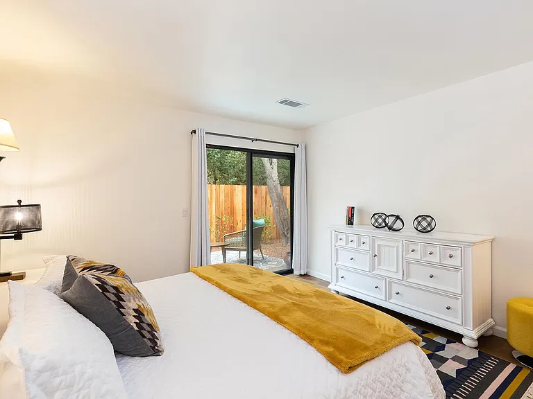 Sliding doors to patio