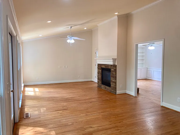 Sunroom with Fireplace