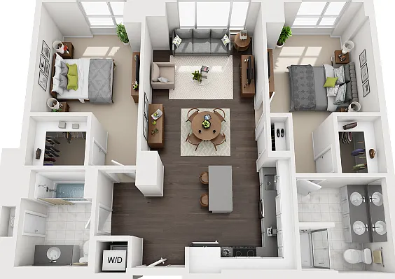 M-D3 floor plan Montaje