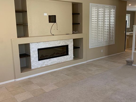 Electric fireplace can be used year around!