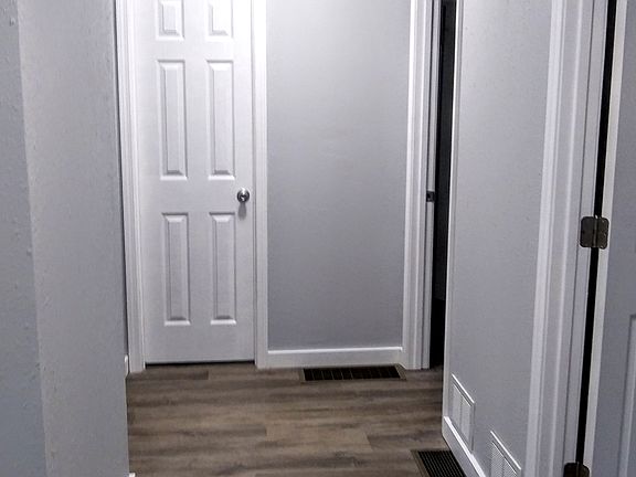 Going in front door.