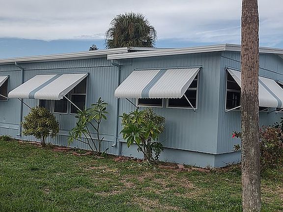 West side of house