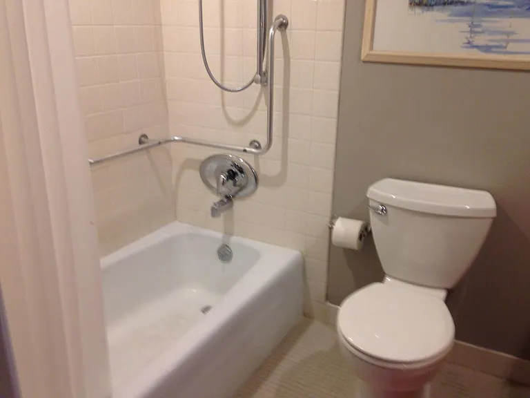 Bathroom, clean and white!
