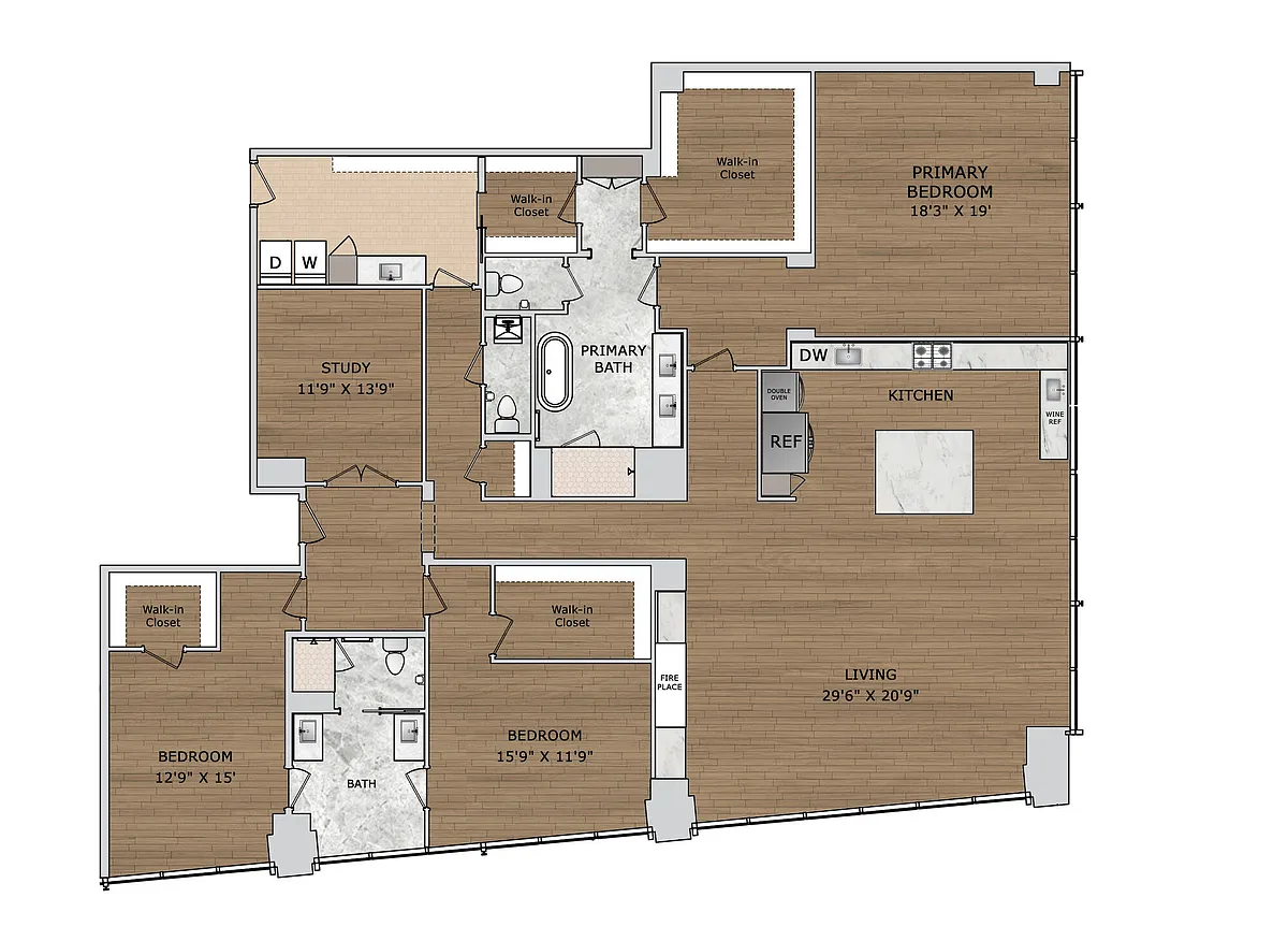 Floor plan PH4