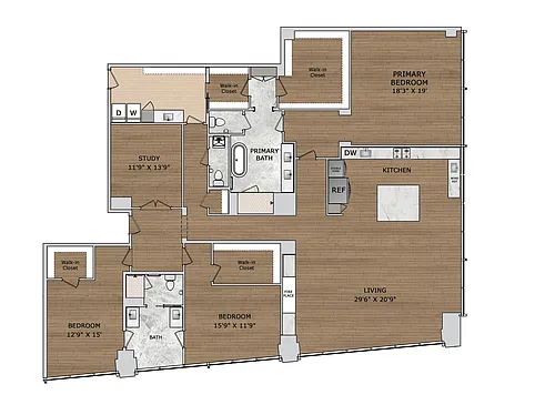 Floor plan PH4