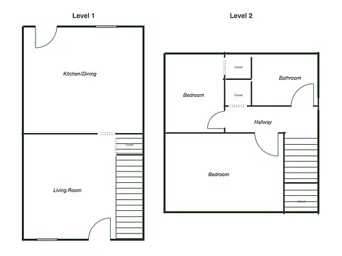 Floor plan 2 bedroom