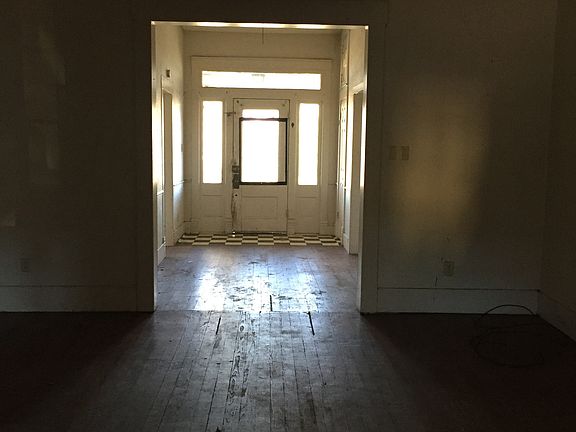 living room and entry