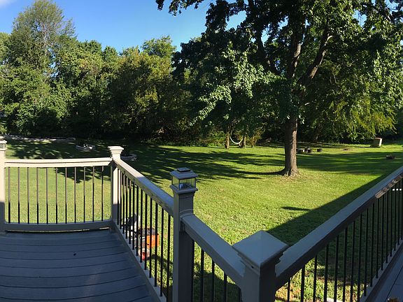 Part of the Deck and yard