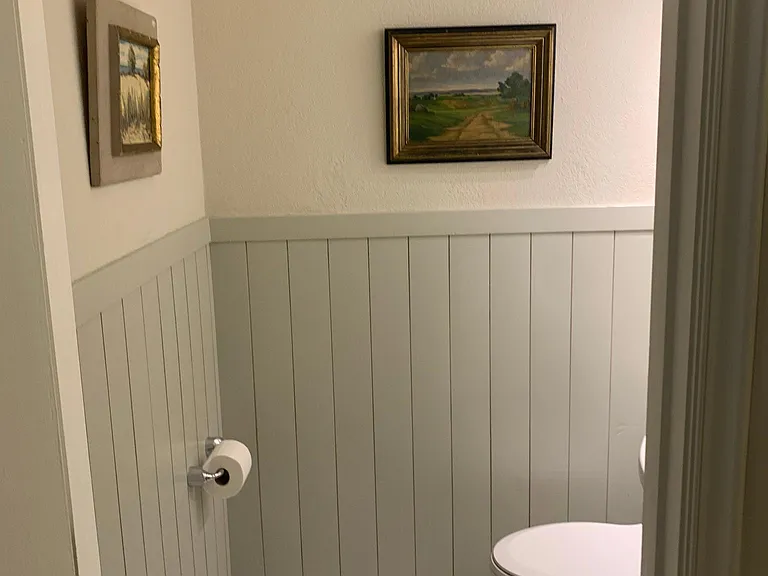 1/2 bathroom downstairs