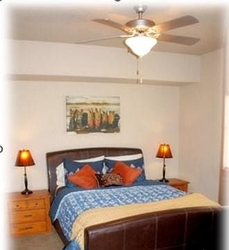 Master bedroom (second bedroom not shown)