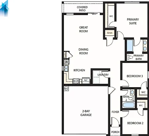 3 bed, 2.0 bath, 1477 sqft, $1,749 — Photo 2