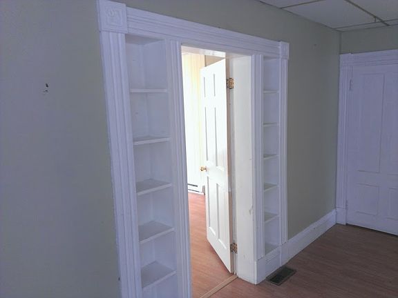 Updated with built in shelves