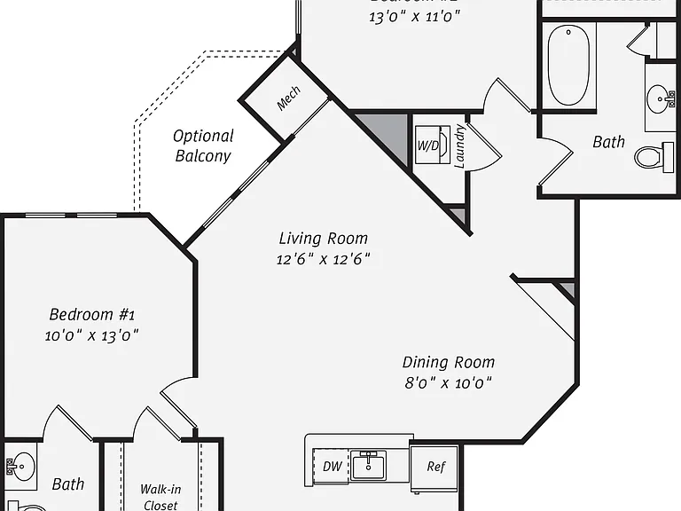 B2R floor plan Rutherford Station