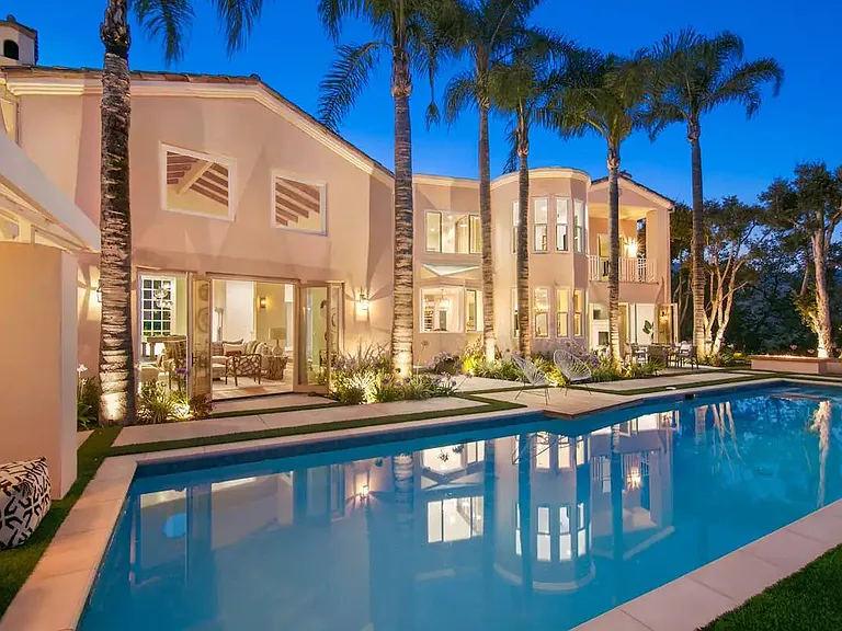 Dive in for a peaceful night swim.
