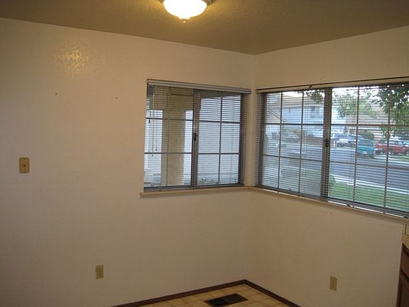 Bright kitchen corner window