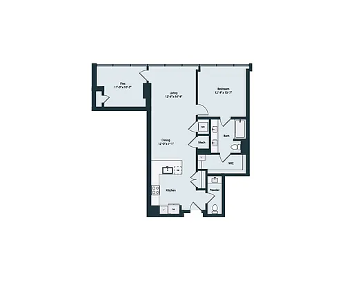 Floor plan A4-2 + Flex