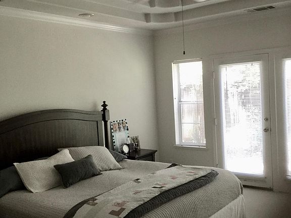Master bedroom with bath and walk-in closet