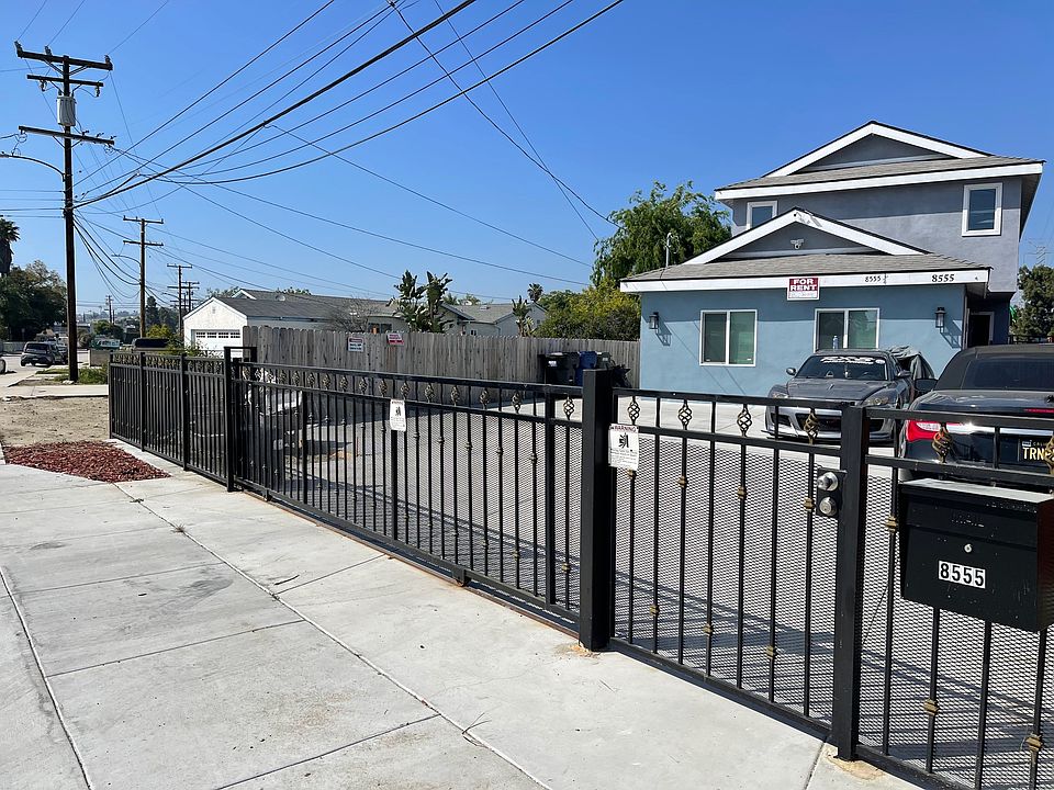 front of the property