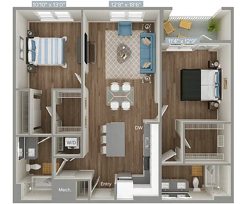 Floor plan B15-1