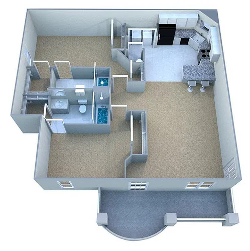 Floor plan Custom Deluxe III