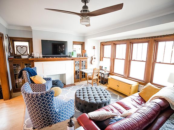 Living room from the entry door
