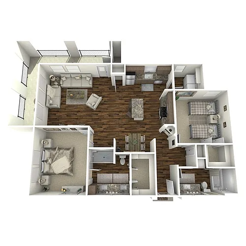 Floor plan B4