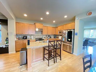 Kitchen. Fridge is different.