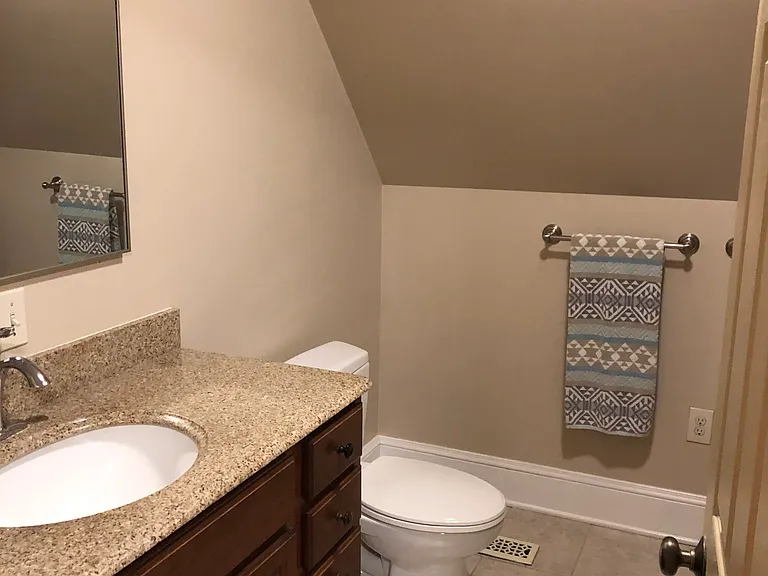 2nd floor full bath with TOTO toilet and walk-in shower