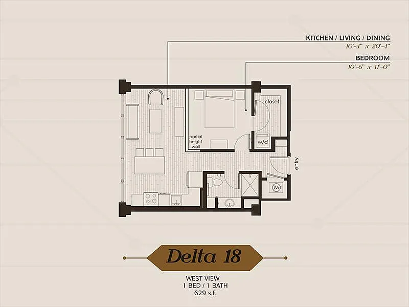 Floor plan Delta
