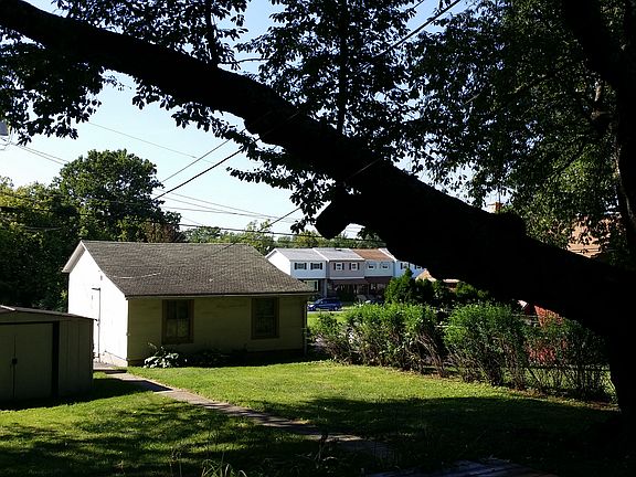 Rear Yard w/ Garage