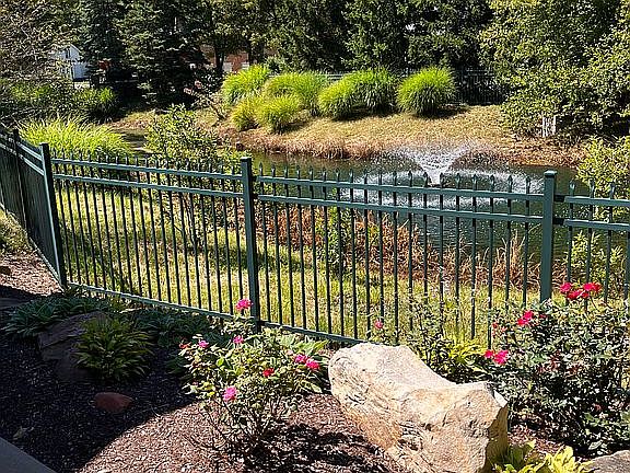 Water views from the house