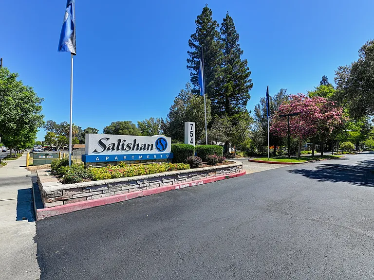 Salishan Monument sign