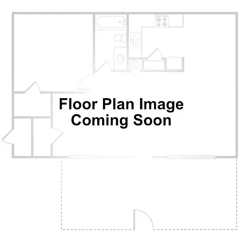 Floor plan Two Bedroom One Bath
