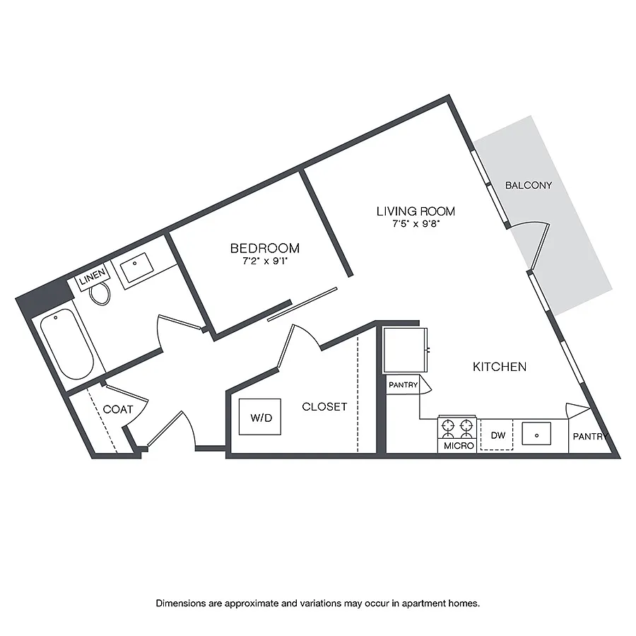 Floor plan Evanston