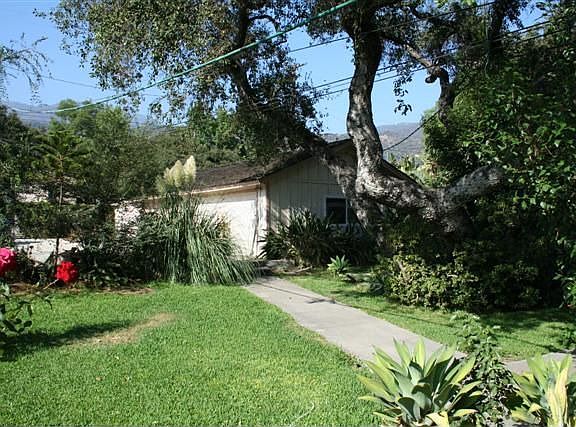 View from Home to Garage