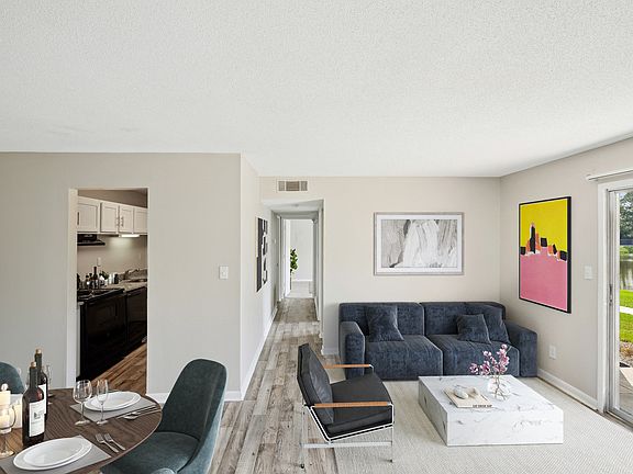 Living Room and Dining Room