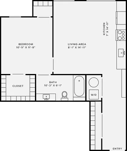 Floor plan 1B Style O