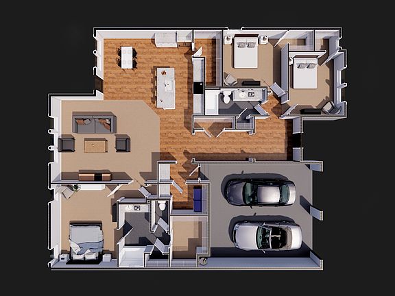 The Acadia - Front Entry Garage