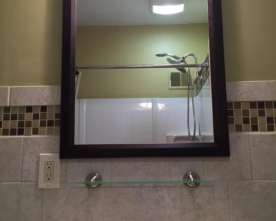 New Bathroom Mirror and Vanity