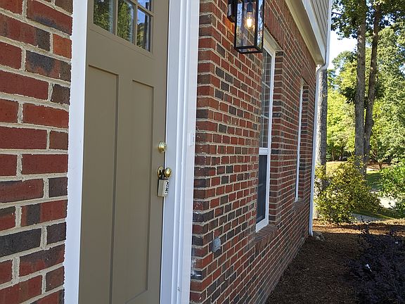 Front door, looking right