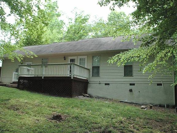 Rear of property