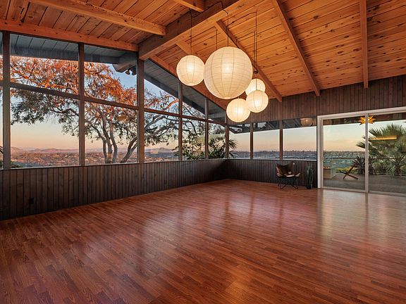 Expansive living room open concert kitchen