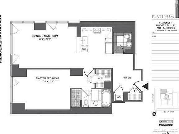 2nd image of 247 W 46th St APT 2201