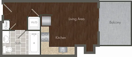 Floor plan A3 Larger Balcony
