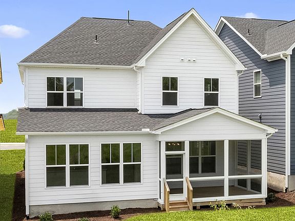 A view of the rear exterior of the Sterling by Brookfield Residential