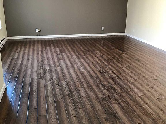 very spacious living/dining room. this look of the room is from the main entry. bed room is on the left side