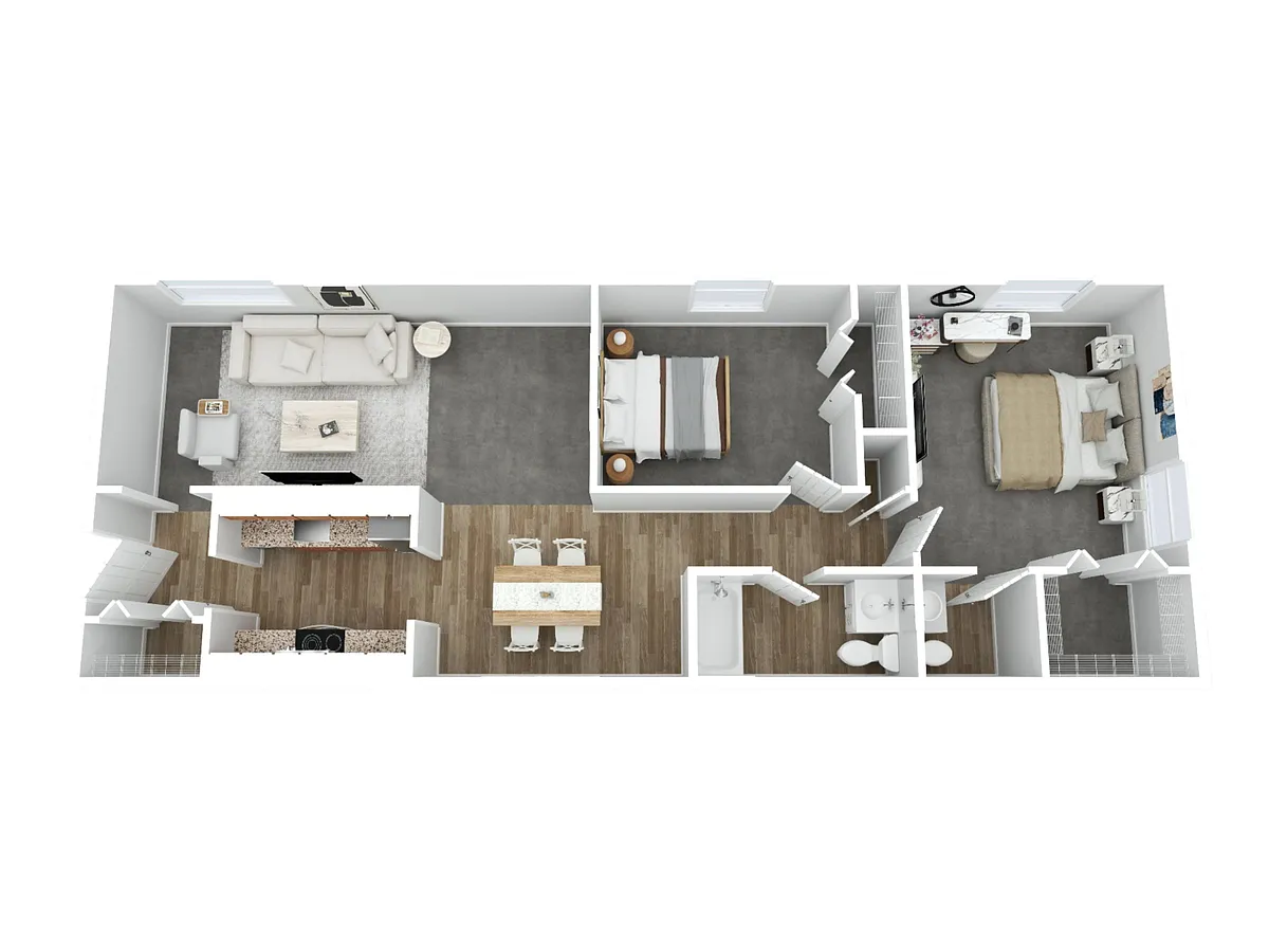 Floor plan 2 Bedroom