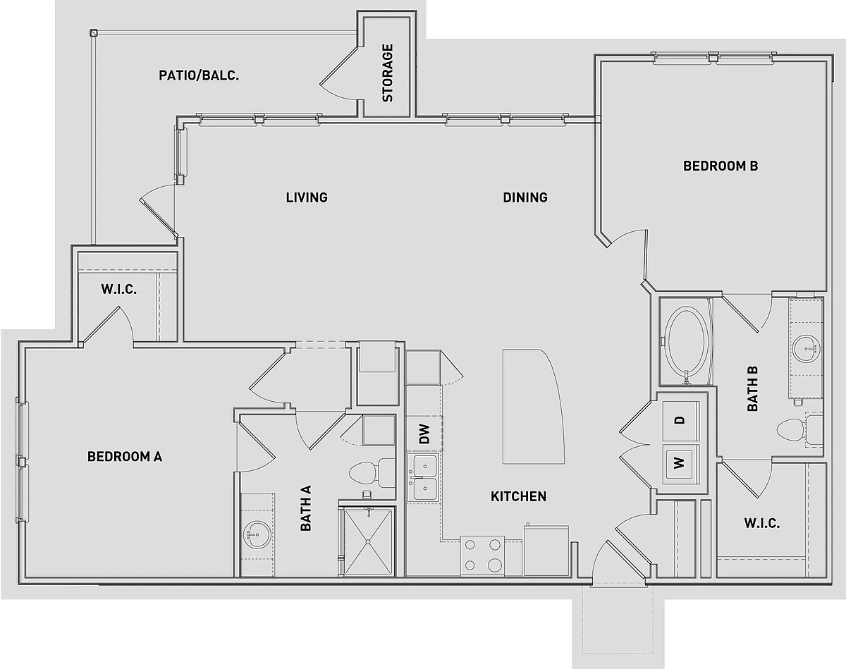 Floor plan B4 B