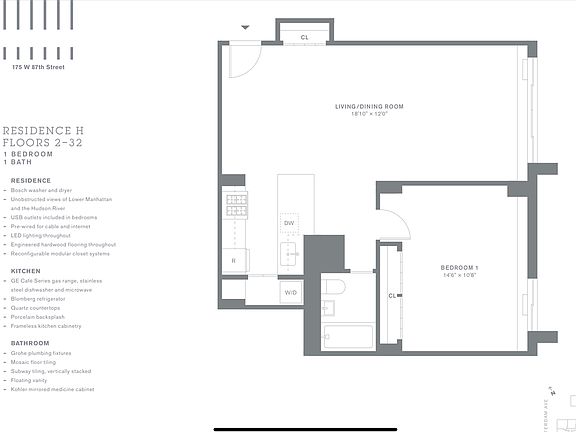 2nd image of 561 Amsterdam Ave #25H